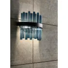 Moderne italienische Luxus-Wandlampe aus mundgeblasenem Glas - Maesta Viadurini