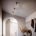 Verstellbare Wandleuchte aus Messing, hergestellt in Italien – klein Viadurini