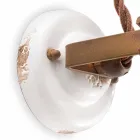 Applikationen einstellbares Keramik und Metall Scheinwerfer Kendra Ferroluce Viadurini