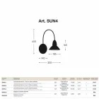 Applikationen für Außen Jasmine vernickelt Messing Viadurini