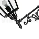 Außenwandleuchte aus Aluminium und Glas, hergestellt in Italien, Vintage – Bonaria Viadurini