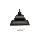 Außenwandleuchte aus Aluminium und Glas, hergestellt in Italien, Vintage – Bonaria Viadurini