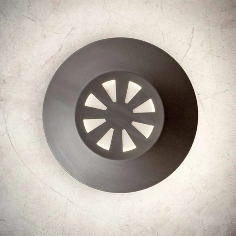 Wandleuchte für moderne Außenbereiche aus Kupfer Made in Italy - Pasdedeux Aldo Bernardi Viadurini