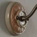 Runde handwerkliche Gartenapplikation in Galestro, hergestellt in Italien – Toscot Spoleto Viadurini