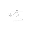 Runde Artisan-Gartenapplikation in Galestro, hergestellt in Italien – Toscot Spoleto Viadurini