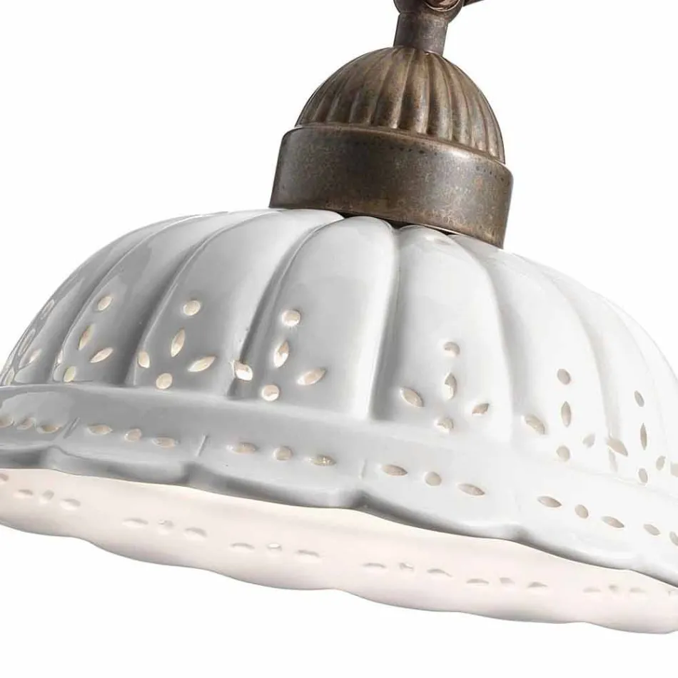 Applique Jugendstil in Bassano Anita Keramik Il Fanale Viadurini