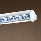 2-Licht-Röhren-Wandlampe aus handbemalter dekorierter Keramik - Triest Viadurini