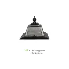 Vintage-Außenwandleuchte aus Aluminium und Glas, hergestellt in Italien – Doroty Viadurini