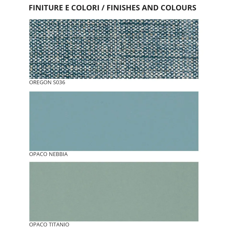 Schlafzimmermöbel mit 4 Elementen Moderner Stil Made in Italy - Eletta Viadurini