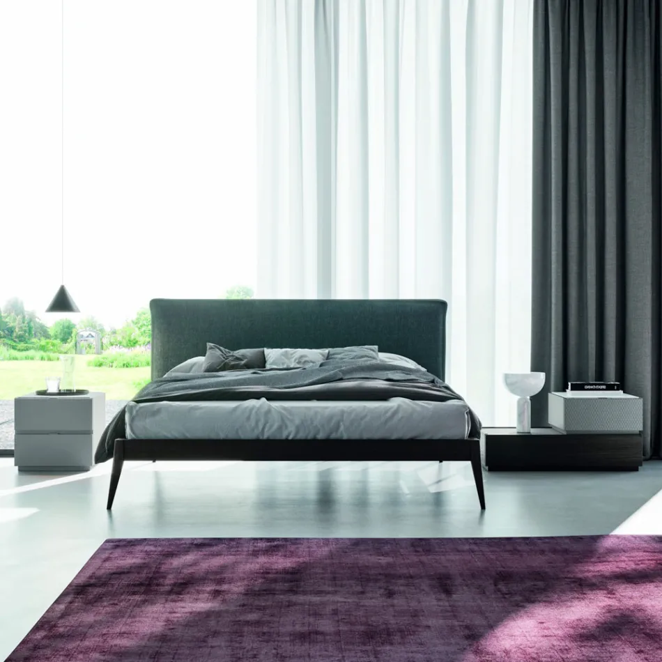 Schlafzimmermöbel mit 7 Elementen Modern Style Made in Italy - Polynesien Viadurini