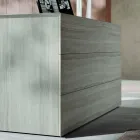 Doppelschlafzimmermöbel mit 4 Elementen Made in Italy - Lucania Viadurini