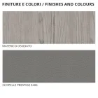 Doppelschlafzimmermöbel mit 4 Elementen Made in Italy - Lucania Viadurini