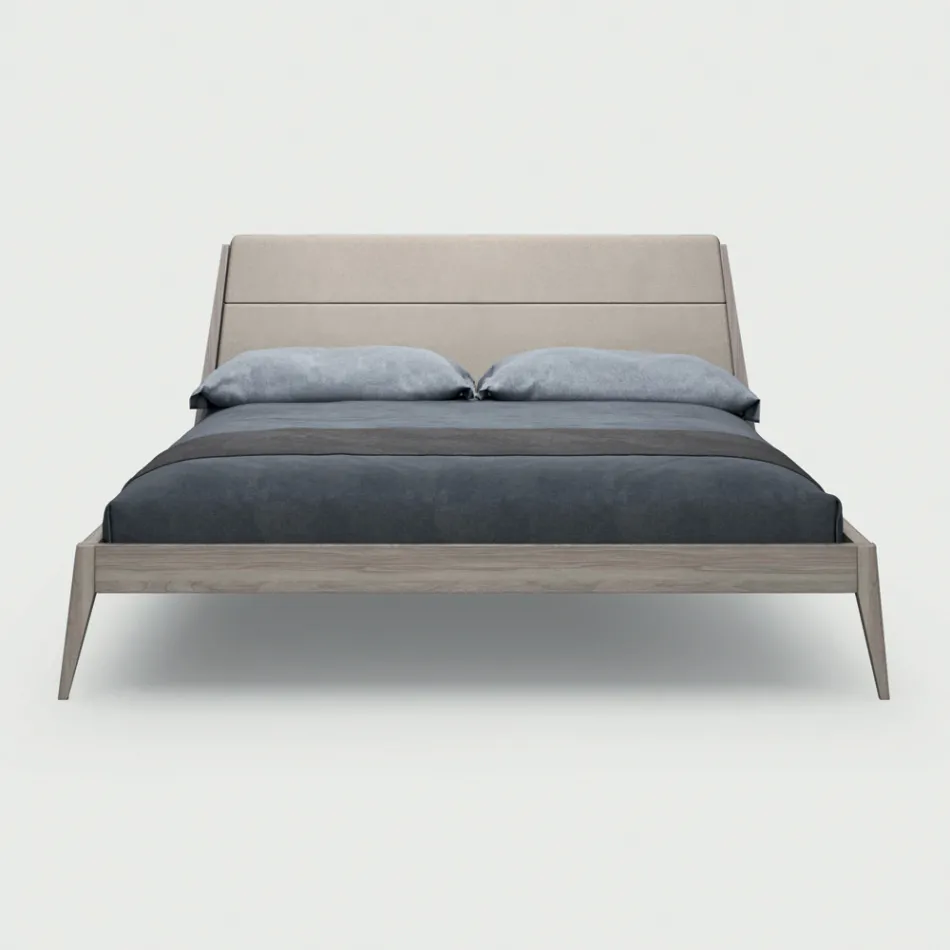 Doppelschlafzimmermöbel mit 4 Elementen Made in Italy - Lucania Viadurini