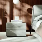 Doppelschlafzimmermöbel mit 4 Elementen Made in Italy - Lucania Viadurini