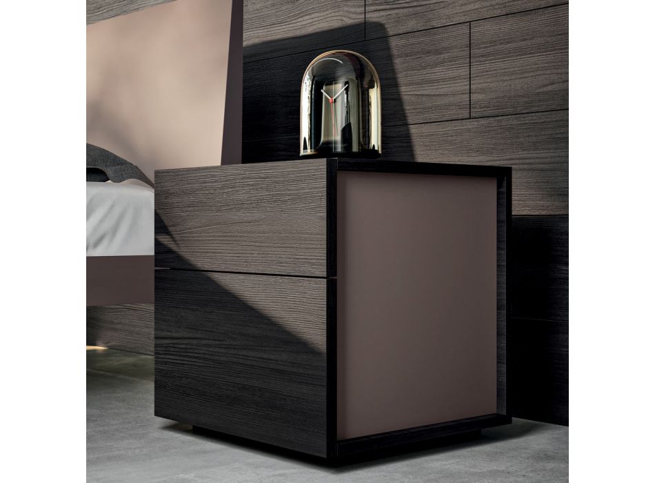 Schlafzimmermöbel mit 5 Elementen Made in Italy - Scampia Viadurini