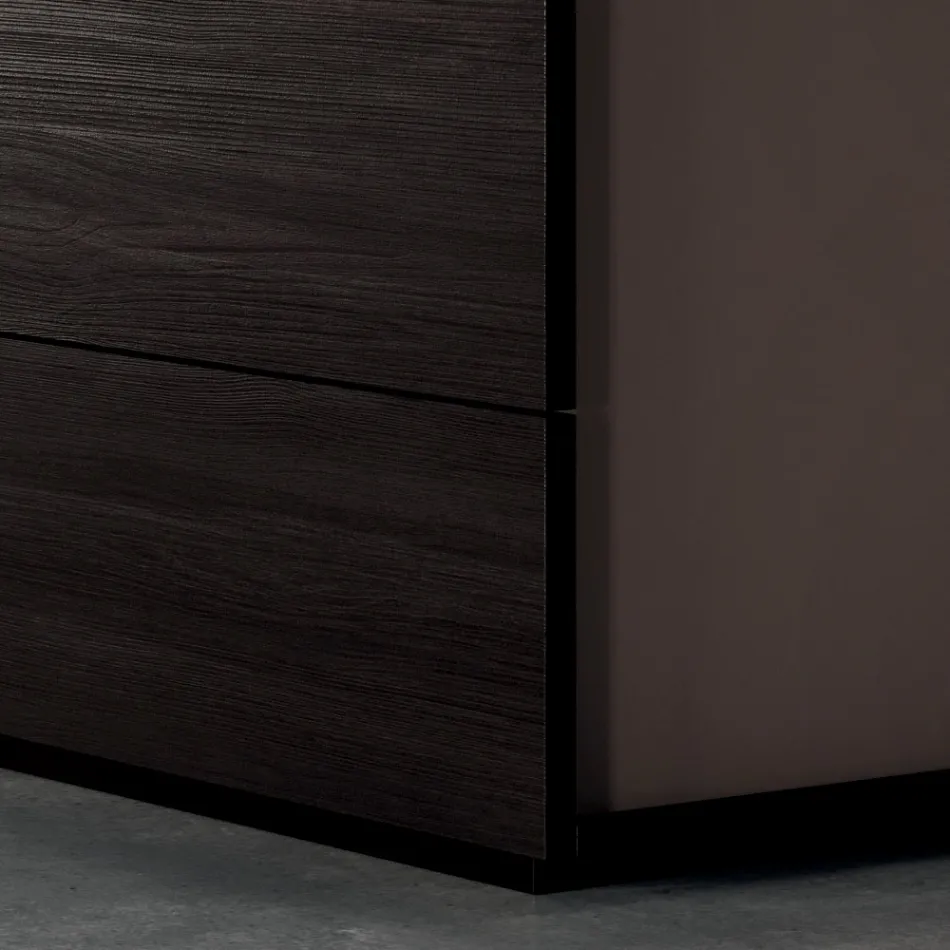 Schlafzimmermöbel mit 5 Elementen Made in Italy - Scampia Viadurini