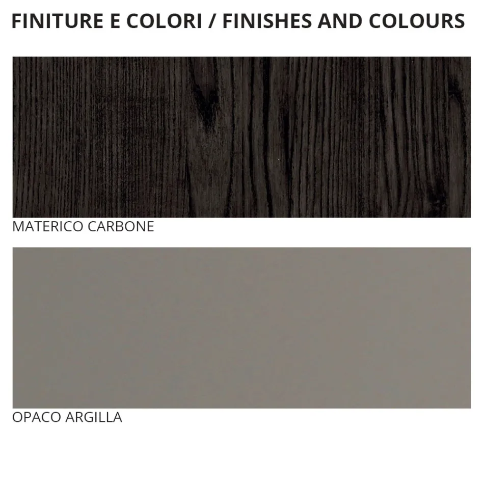 Schlafzimmermöbel mit 5 Elementen Made in Italy - Scampia Viadurini