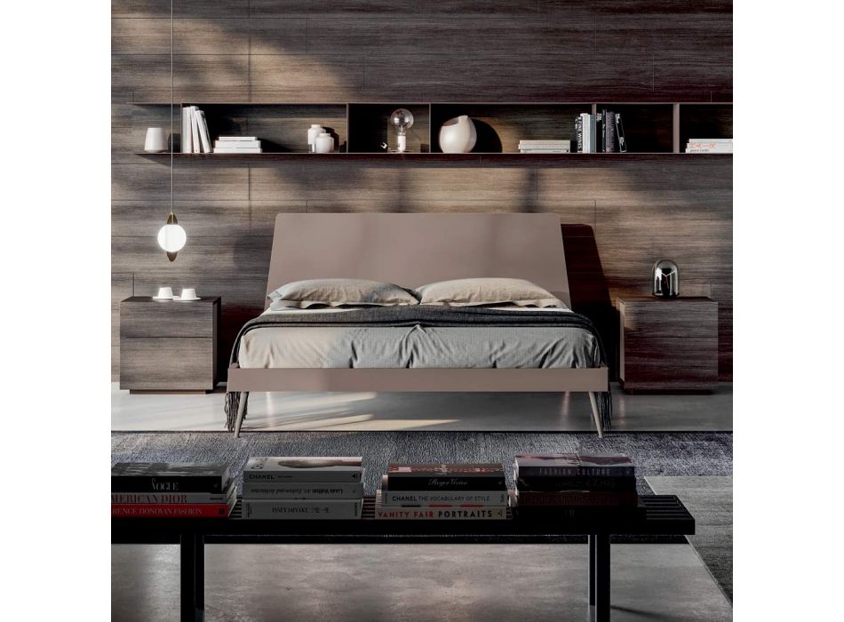 Schlafzimmermöbel mit 5 Elementen Made in Italy - Scampia Viadurini