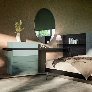 6-Elemente Schlafzimmermöbel Made in Italy - Ruby