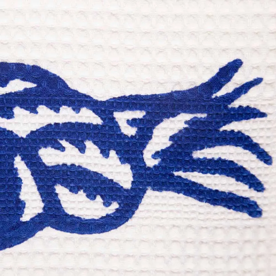 Einteiliges handgefertigtes Baumwolltuch aus Baumwolle Made in Italy - Marken Viadurini