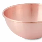 Handverzinnte Kupferbastardella mit Holzgriff 30 cm - Giampiero Viadurini