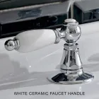 3-Loch-Waschtischarmatur mit Messingablauf im klassischen handgefertigten Stil – Noriana Viadurini