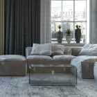 Koffer aus transparentem oder geräuchertem Acrylglas und modernem Stahl - Dante Viadurini