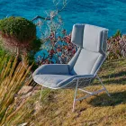Bergere Gartensessel Varaschin Sommer Set in modernem Design Viadurini