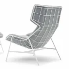 Bergere Gartensessel Varaschin Sommer Set in modernem Design Viadurini