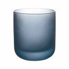 Farbige Wassergläser aus Milchglas mit Eiseffekt, 12 Stück - Norvegio Viadurini
