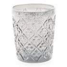 Farbige Glaswassergläser mit Arabeskenverzierungen 12 Stück - Marokko Viadurini