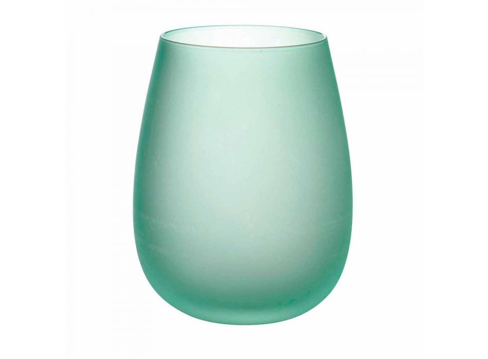 Wassergläser aus farbigem Milchglas Komplettservice 12 Stück - Herbst Viadurini