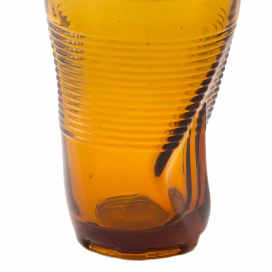 Farbige Glas Cocktailgläser 6 Stück zerknittertes Design - Sarabi Viadurini