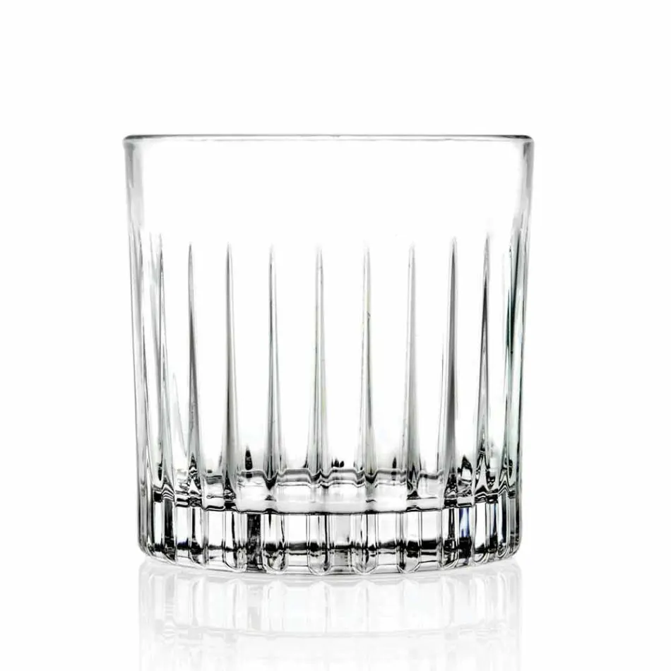 Doppelte altmodische Tumbler Low Glasses 12 Stück Luxus - Senzatempo Viadurini