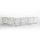 Transparente Glasgläser Dekoriertes Wasserservice 12 Stück - Ozuna Viadurini