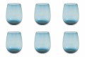Modernes und farbiges Glas Wasserglas Service von 12 Stück - Aperi