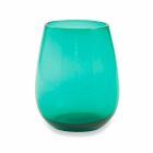Modernes und farbiges Glas Wasserglas Service von 6 Stück - Aperi Viadurini