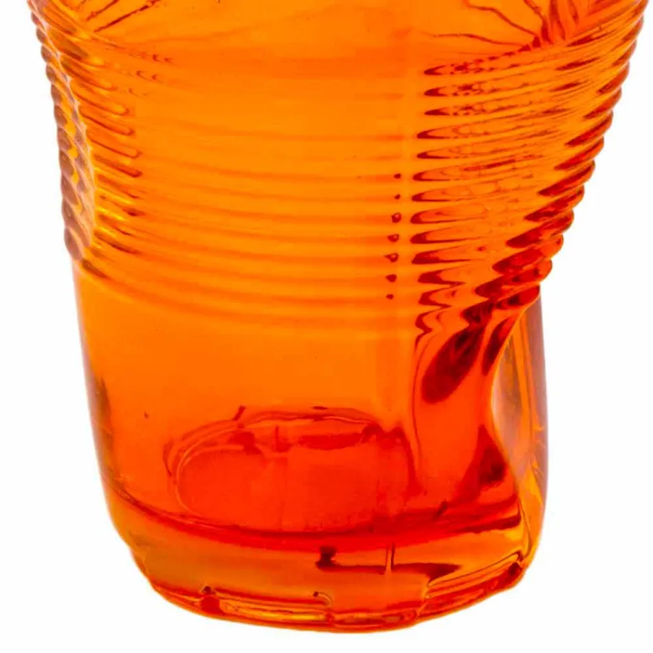 Moderne farbige Glaswassergläser 6 Designstücke - Sarabi Viadurini