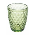 Gläser für Wasserservice aus dekoriertem farbigem Glas 12 Stück - Brillo Viadurini