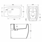 Weißes Bidet aus Keramik mit modernem Design Gais, hergestellt in Italien Viadurini