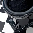 Vintage-Bidet mit weißem oder schwarzem Keramikboden, hergestellt in Italien – Marwa Viadurini