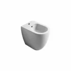 Modernes Design-Keramik-Bidet Shine Square Open Randlos H50 cm Viadurini