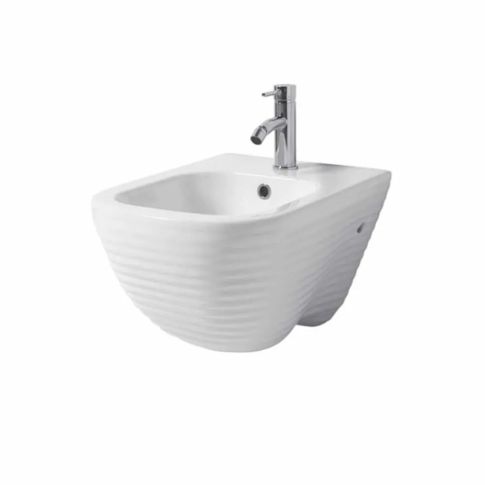 Abgehängte Bidet von Made in Italy Design in Trabia Keramik Viadurini