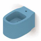 Hängendes Keramik-Bidet in modernem Design, hergestellt in Italien, Hamlet Viadurini