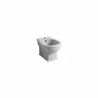 Modernes wandhängendes Bidet aus weißem Keramik Stil 54x36 cm, hergestellt in Italien Viadurini