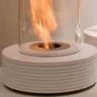 Biocamino Rund Unterstützung Marmor Gordon, made in Italy Viadurini