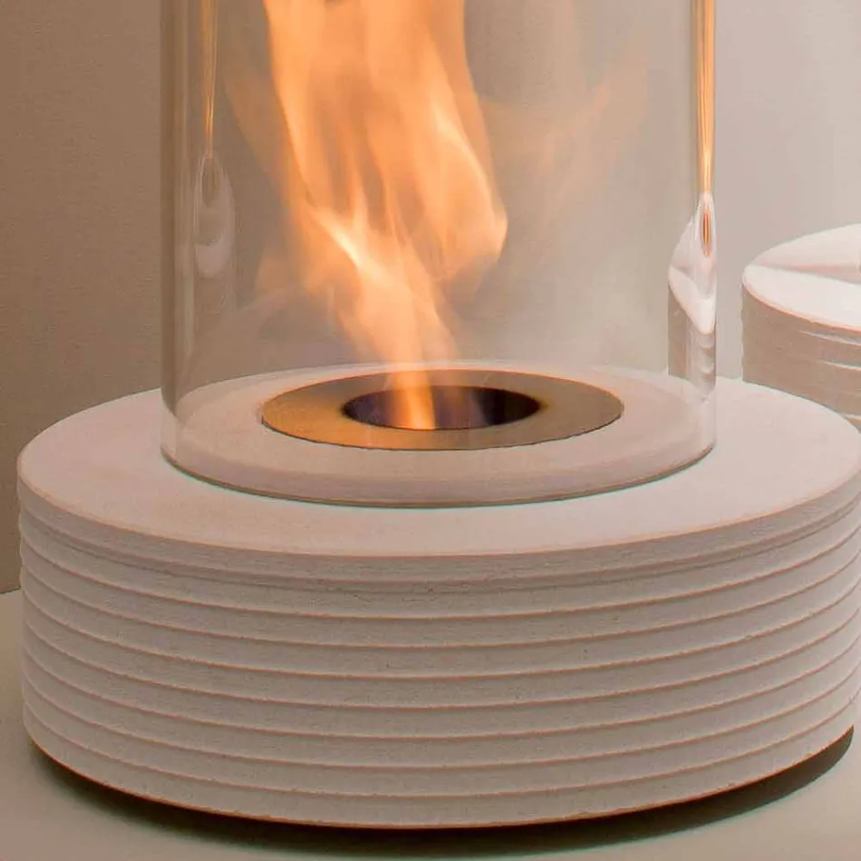 Biocamino Rund Unterstützung Marmor Gordon, made in Italy Viadurini