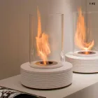 Biocamino Rund Unterstützung Marmor Gordon, made in Italy Viadurini