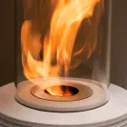 Biocamino Rund Unterstützung Marmor Gordon, made in Italy Viadurini