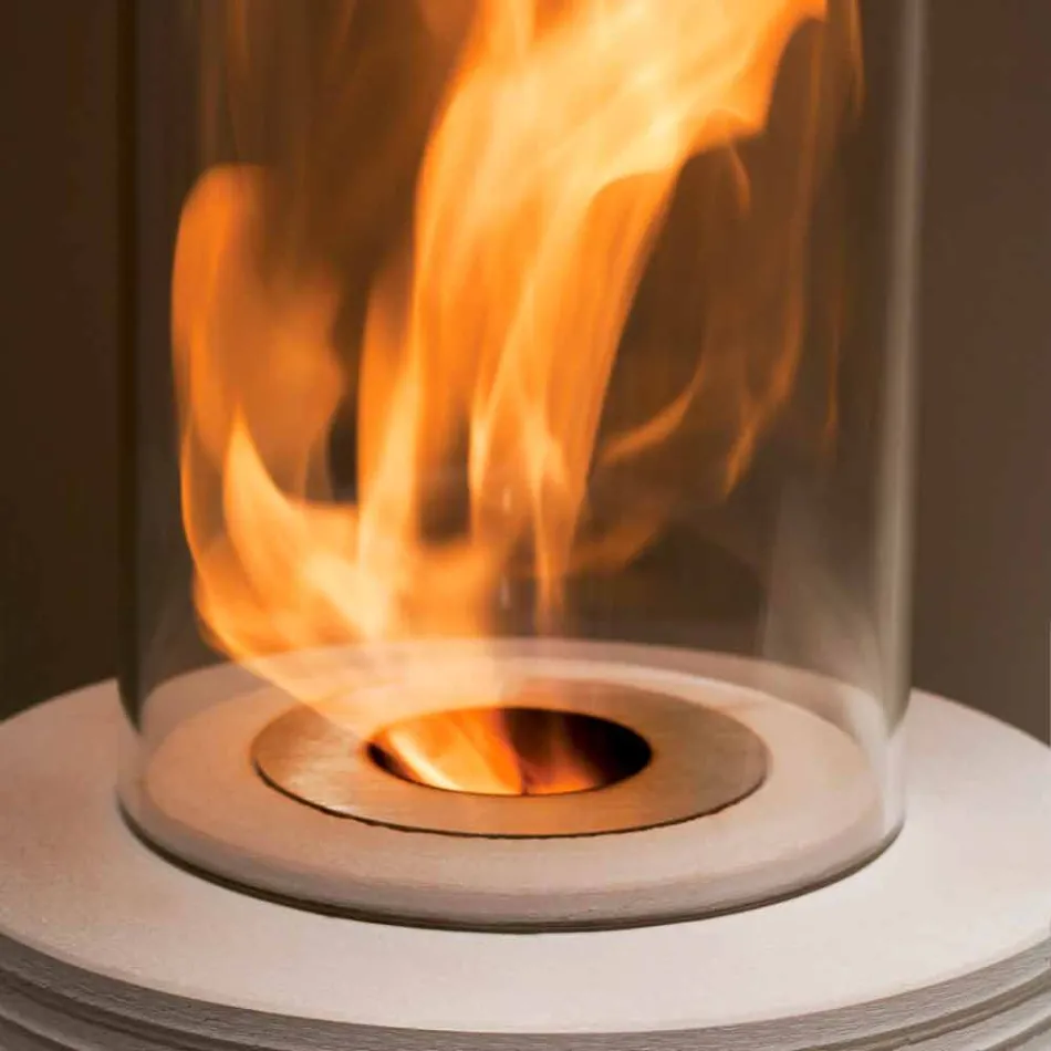 Biocamino Rund Unterstützung Marmor Gordon, made in Italy Viadurini